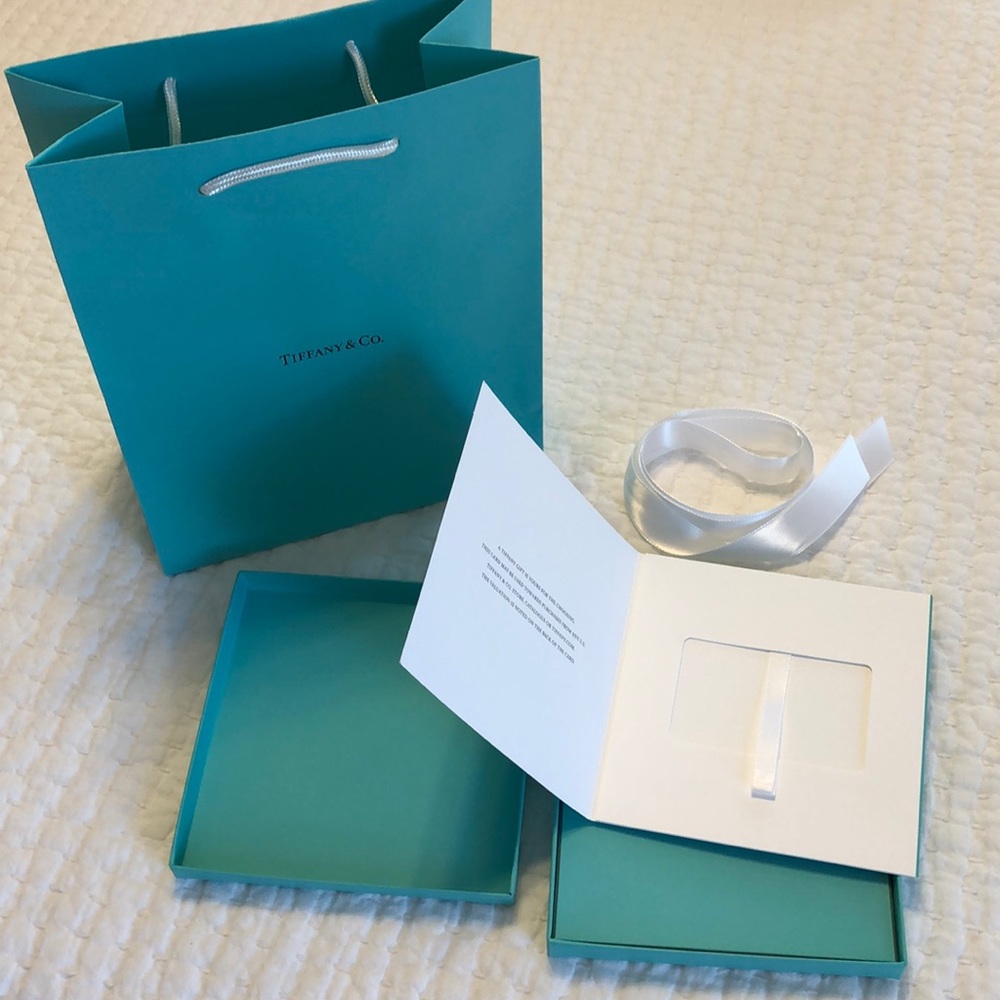 TIFFANY & CO. Bag, Box, Ribbon